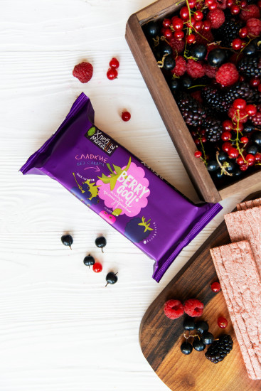 Хлебцы хрустящие сладкие цельнозерновые «Berry Good»