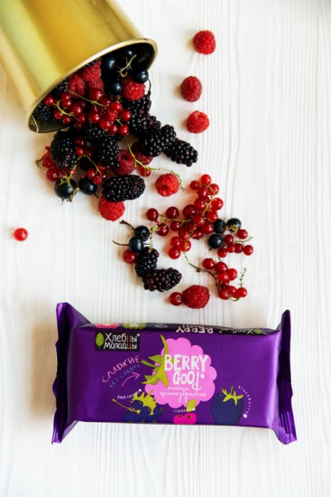 Хлебцы хрустящие сладкие цельнозерновые «Berry Good»