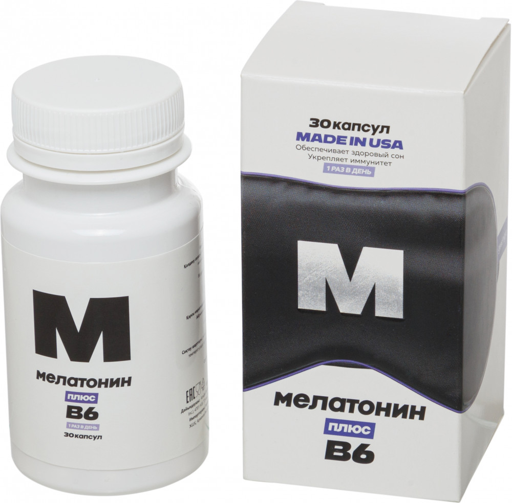 Мелатонин плюс В6 — Alfa Vitamins — Купить за 3 530