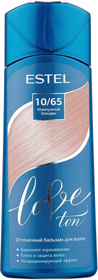 Бальзам оттеночный для волос, оттенок 10/65 жемчужный блондин — Love ...