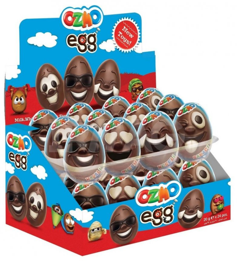Яйцо шоколадное с сюрпризом «Egg Face» — Ozmo — Купить за 614